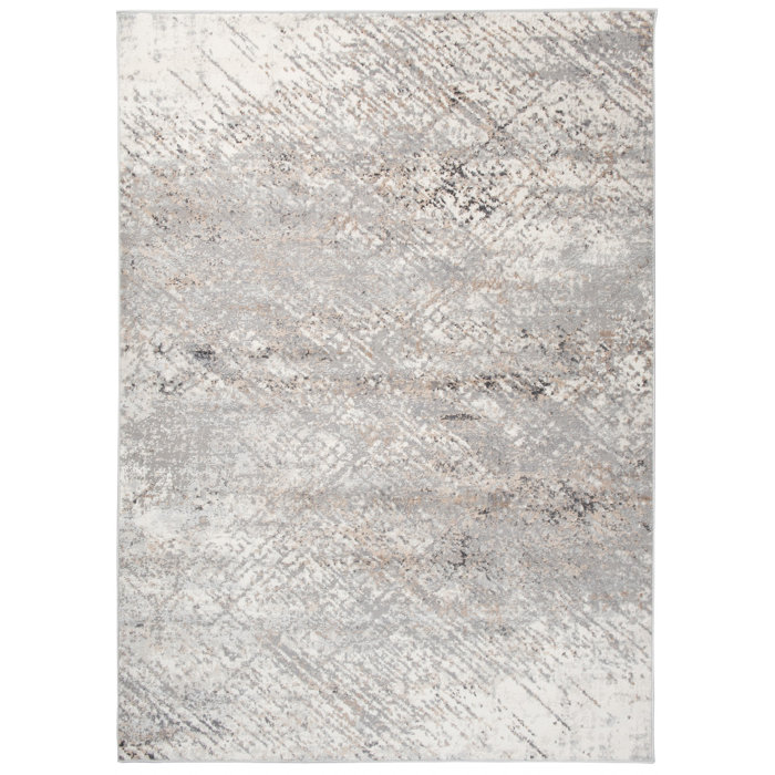 Borough Wharf Dalhart Flatweave Grey Rug Wayfair.ie